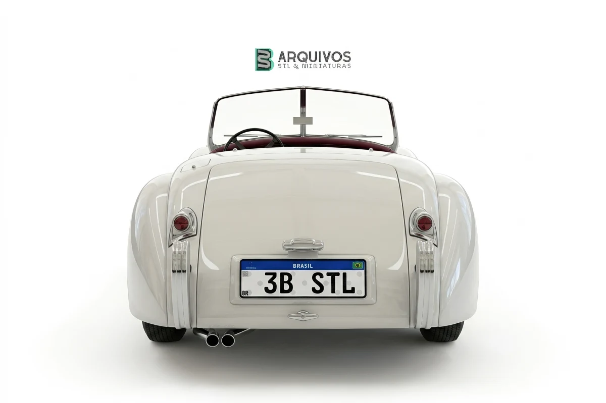 Modelo 3D STL - Jaguar XK120 — foto 4